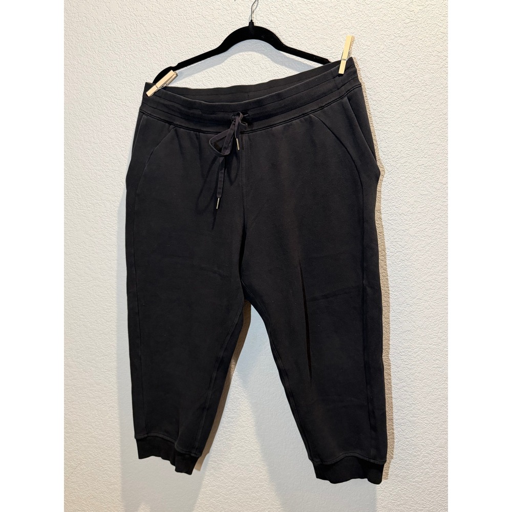 Lululemon‎ Womens Scuba HR Crop Jogger Black Size 14